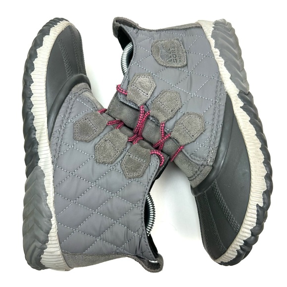 SOREL Out N About Plus Womens Quarry Gray Waterproof Ankle Boots Size 7.5 - Picture 6 of 10